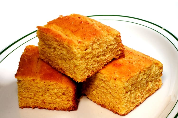Cornbread is a famous Native American food.