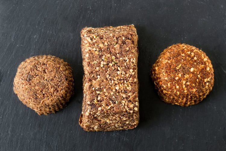 Three types of pemmican.