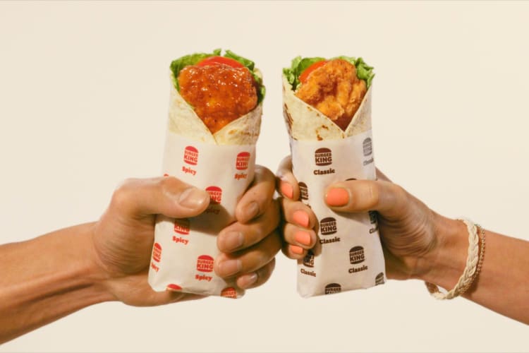 Burger King Chicken Philly Royal Crispy Wraps