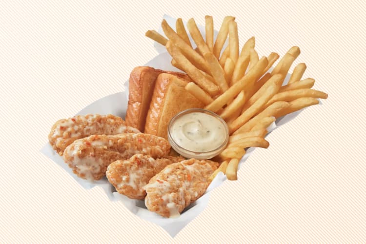 Parmesan Garlic Sauced and Tossed Chicken Strip Basket