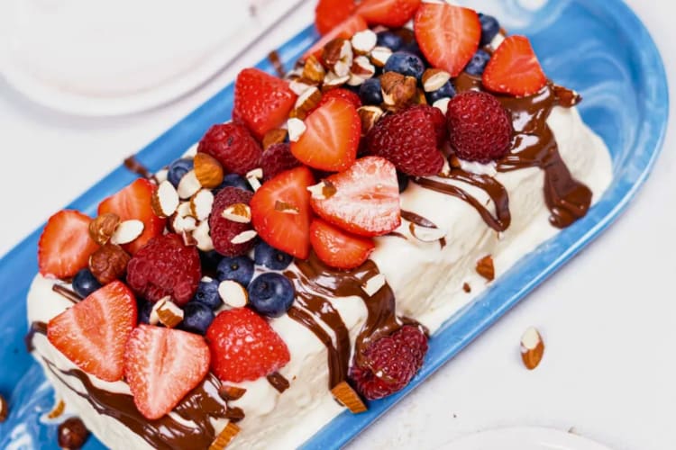 Semifreddo is a frozen dessert.