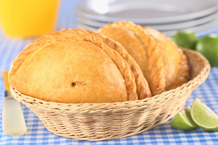 Peruvian empanada meat pastry