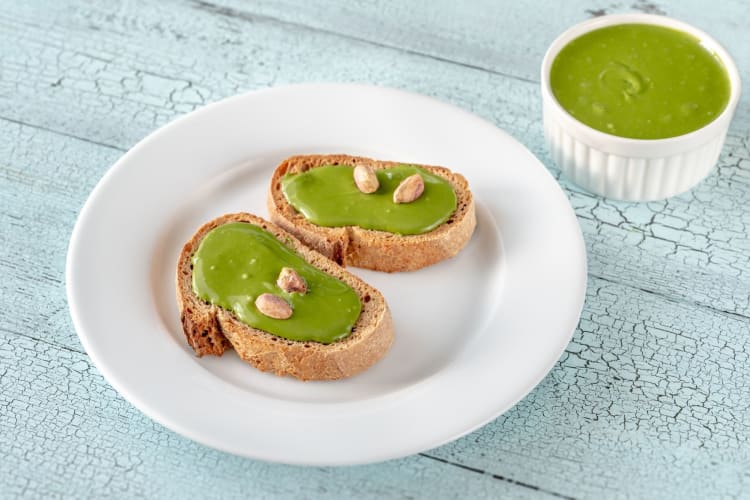 Pistachio butter is a great peanut butter substitute.