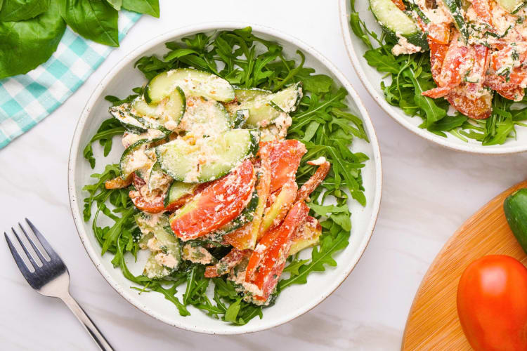 Cucumber Tomato Feta Salad