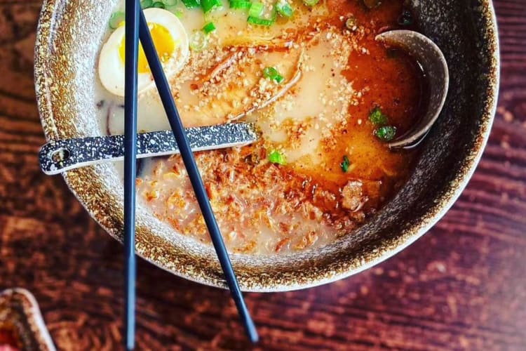 Kazoku ramen is a great choice when trying ramen in Edmonton 