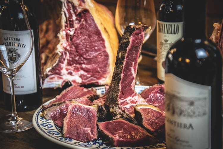 Try the Florentine steak at this restaurant in Florence