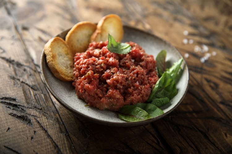 Try the beef tartare at this restaurant in Genoa