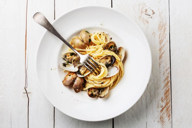 Try the spaghetti alle vongole at this restaurant in Genoa