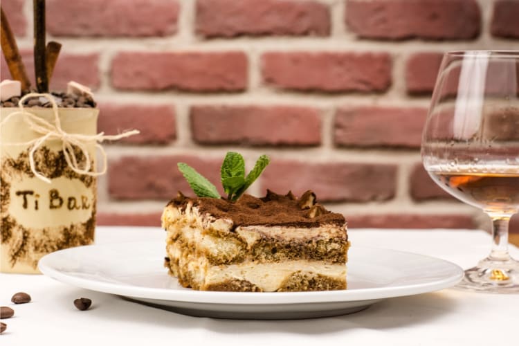 Indulge in the tiramisú at this restaurant in Turin