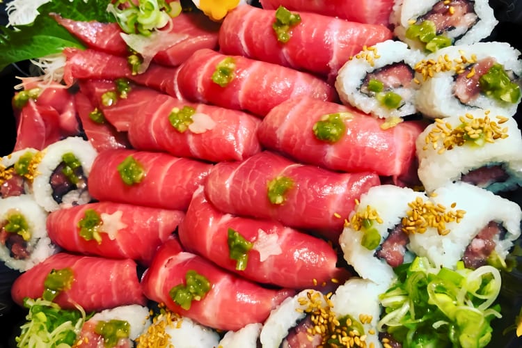 Make sure to try the sushi at this restaurant in Turin