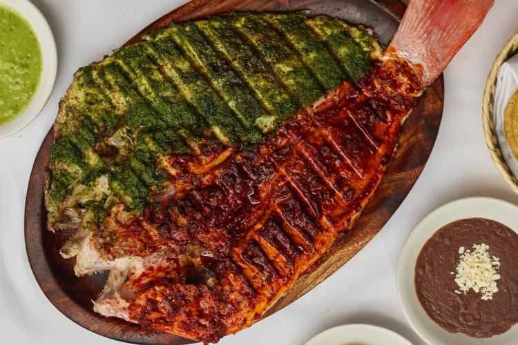 Try the Pescado a la Talla at this restaurant in Mexico City