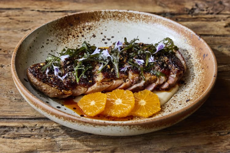 Roasted Liberty duck breast