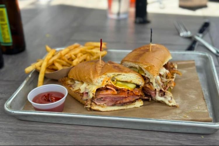 Try a cuban sandwich at this romantic restaurant in Dallas