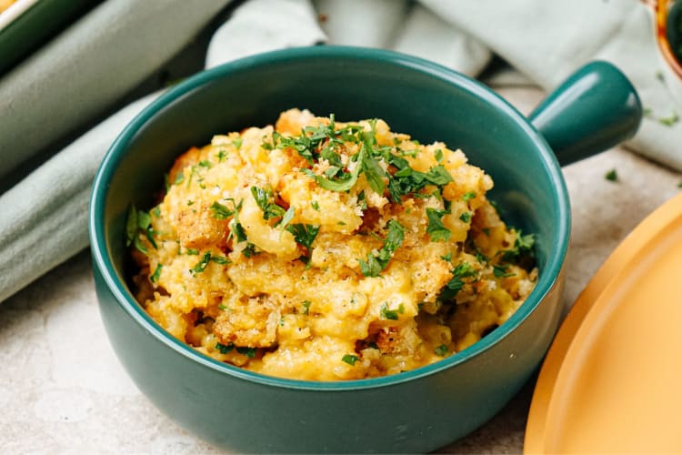 Butternut squash mac and cheese is the perfect elevated holiday side dish.