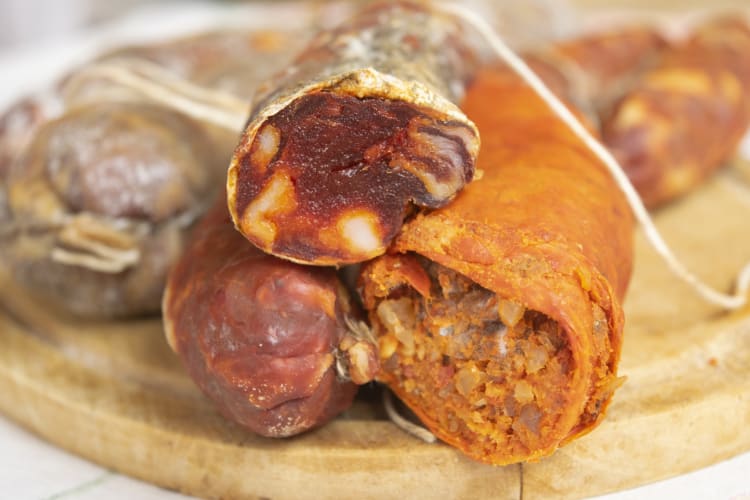 Wrapped soppresata
