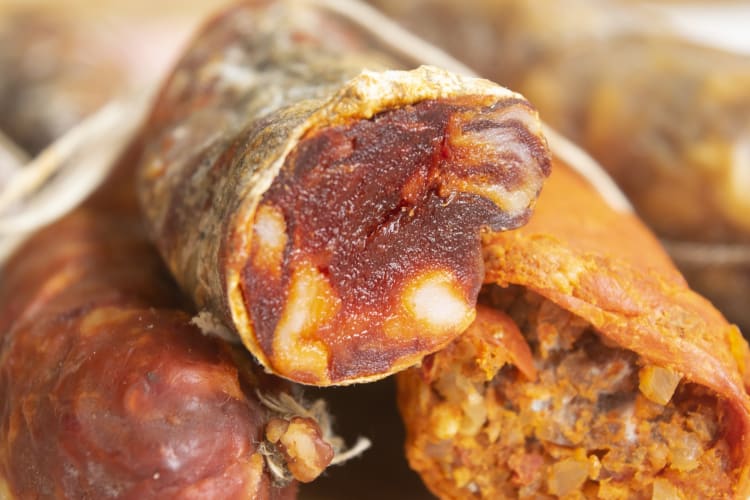 Soppressata is a firm, salty meat