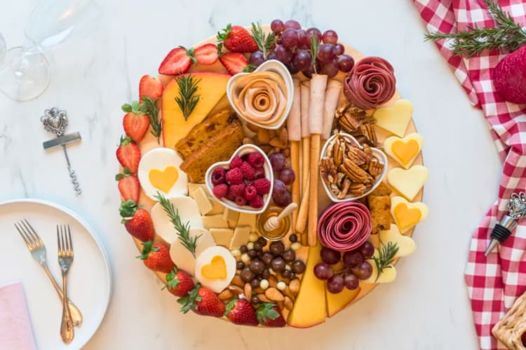 Charcuterie board for a date night