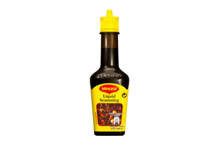 A bottle of Maggi seasoning
