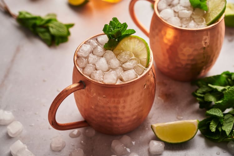 Irish Mule cocktail is perfect for a St. Patrick's Day part