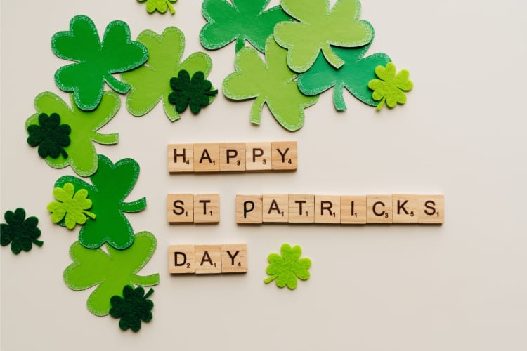 Happy St. Patrick’s Day letters