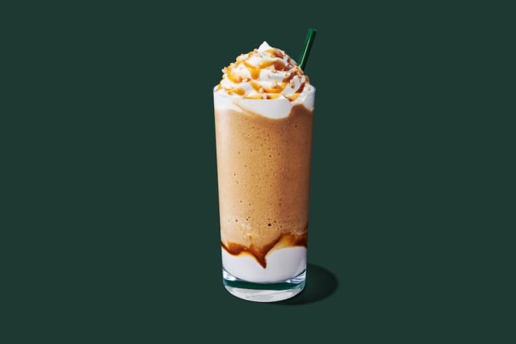 Caramel Ribbon Crunch Crème Frappuccino
