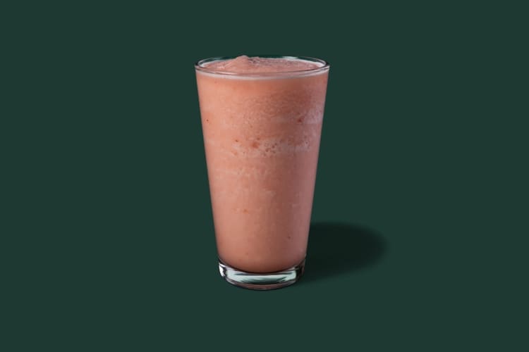 Blended Strawberry Lemonade is one of the best Starbucks drinks without caffeine