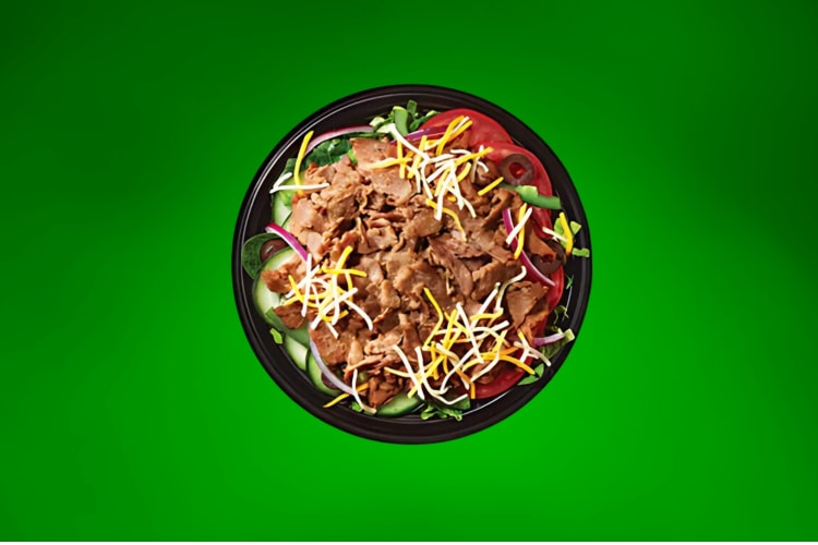 Deconstructed breakfast taco in a bowl