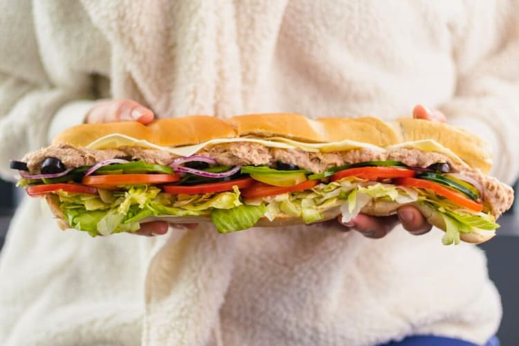 The Tuna Melt Sub is a perfect subway secret menu item for seafood lovers