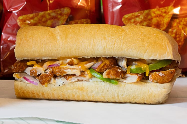 Chicken Cordon Bleu is a tasy sub from the Subway secret menu