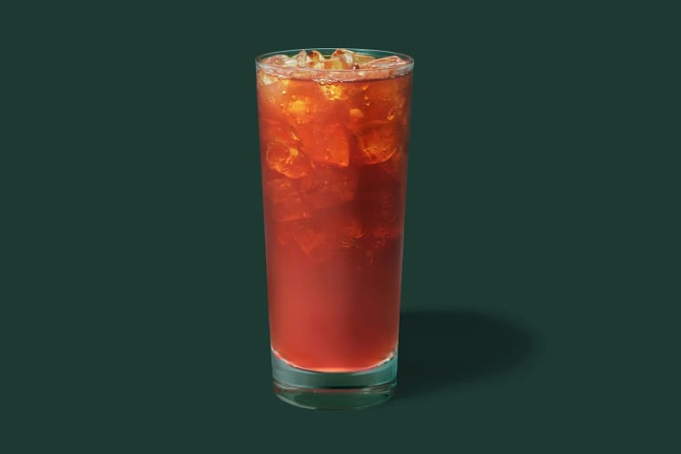 The iced black tea is a great sugar-free Starbucks drink