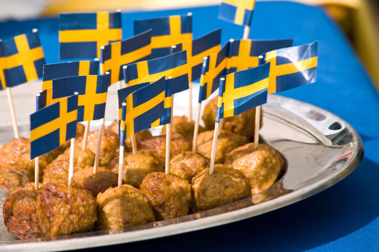 Meatballs are a classic Swedish food