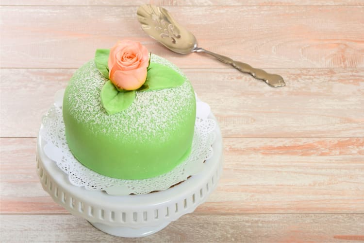 Prinsesstårta, or princess cake, is a sweet Swedish food