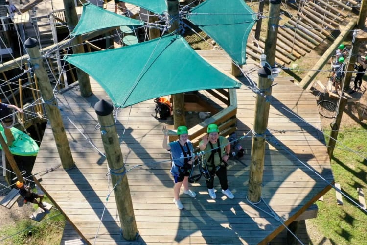 Two women at Texas Treeventure