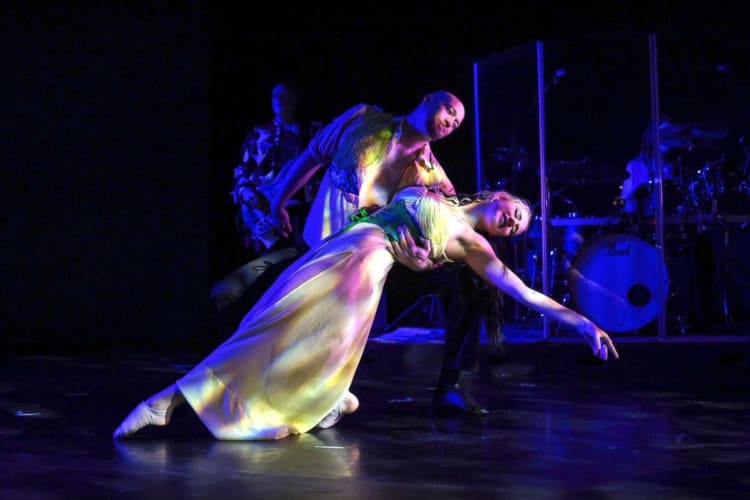 Enjoying a live performance is an entertaining team building activity in Columbus