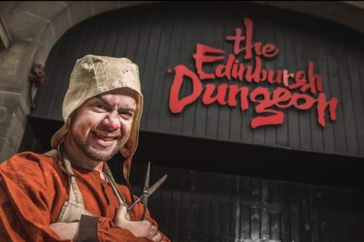 A trip round the Edinburgh Dungeon makes a thrilling team building activity in Edinburgh.