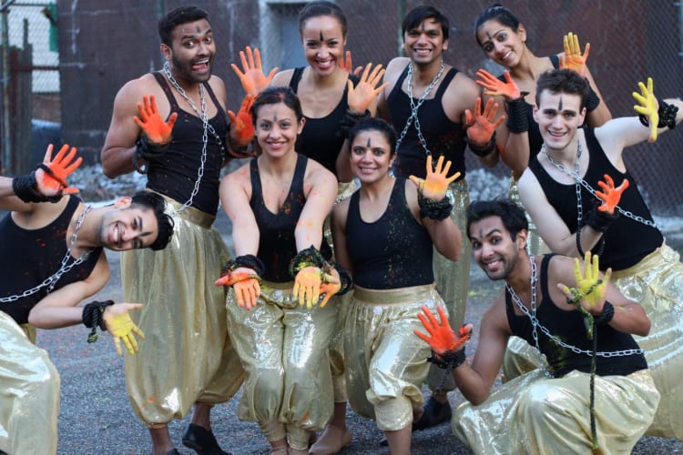 Bollywood dancing group