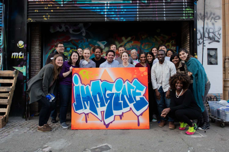 Plan a day of creative painting for some fun team building in San Francisco