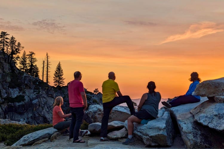 Exploring the outdoors is as a team building activity in San Francisco