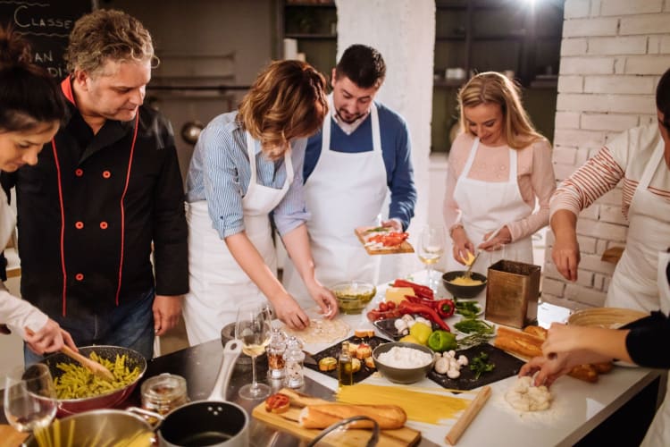 A cooking class is a great thing to do before 40.