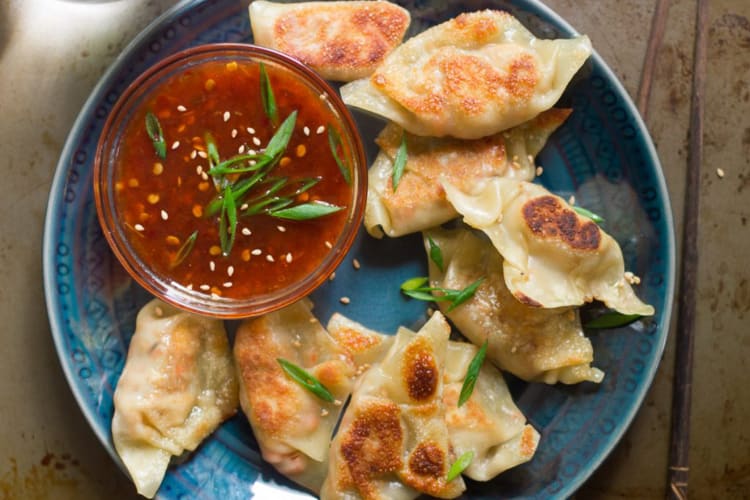 smoky tofu dumplings are easy and satisfying vegan appetizers