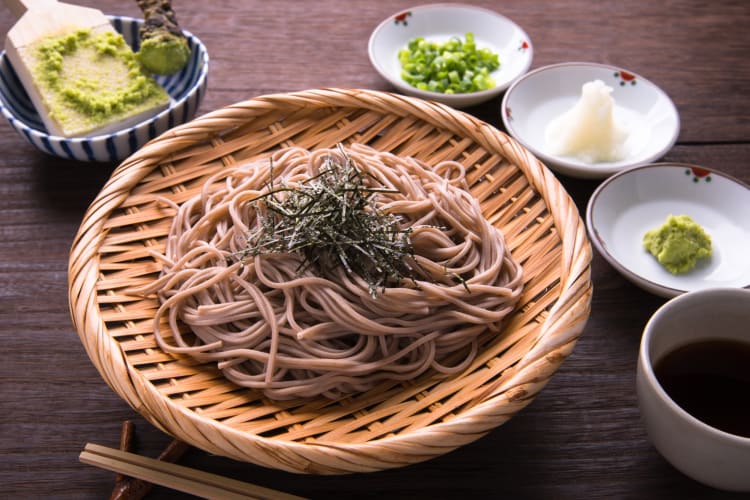 Soba is a traditional Tokyo food