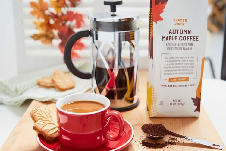 Autumn Maple Coffee is one of the best Trader Joe's coffee