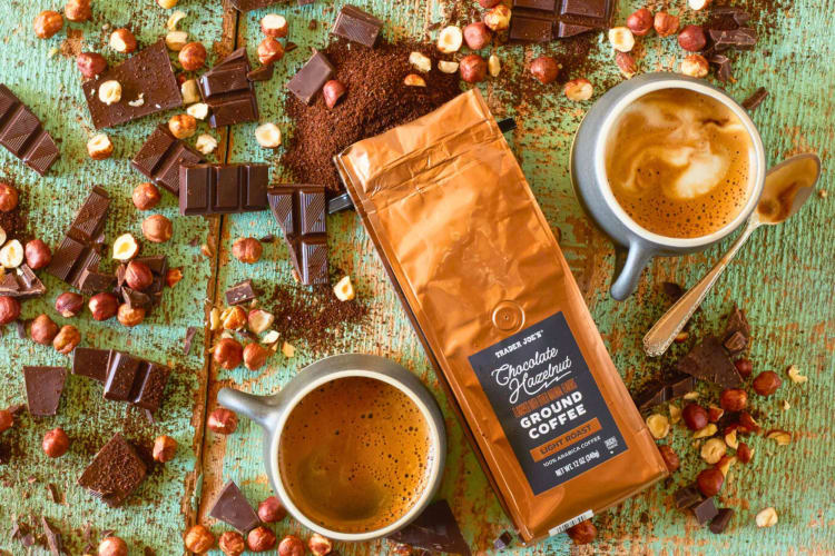 Chocolate Hazelnut is one of the best Trader Joe's coffee
