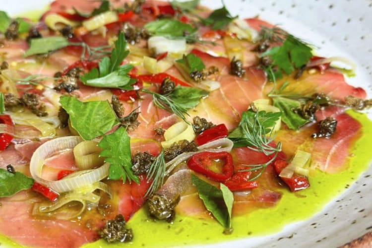 tuna carpaccio