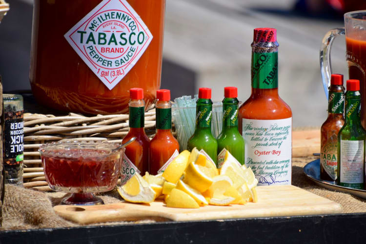 Tabasco is a spicy type of hot sauce.