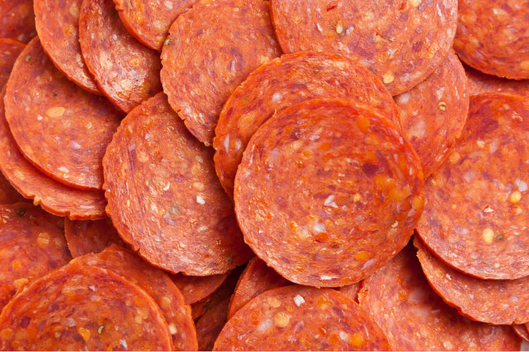 Pepperoni is one of the most famous types of salami