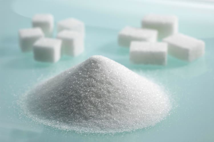 Sugar cubes and caster sugar are types of sugar