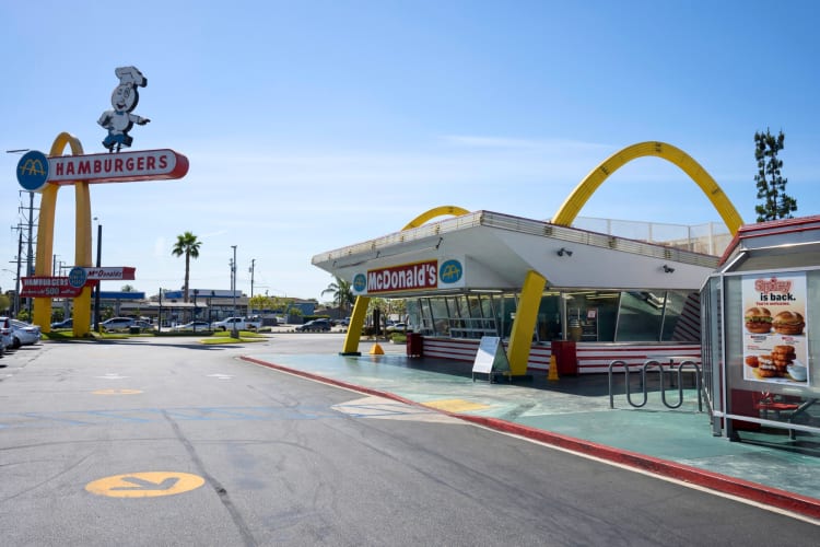 One of the most unique McDonald's locations is located in Downey, California