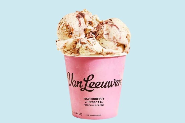Marionberry Cheesecake ice cream