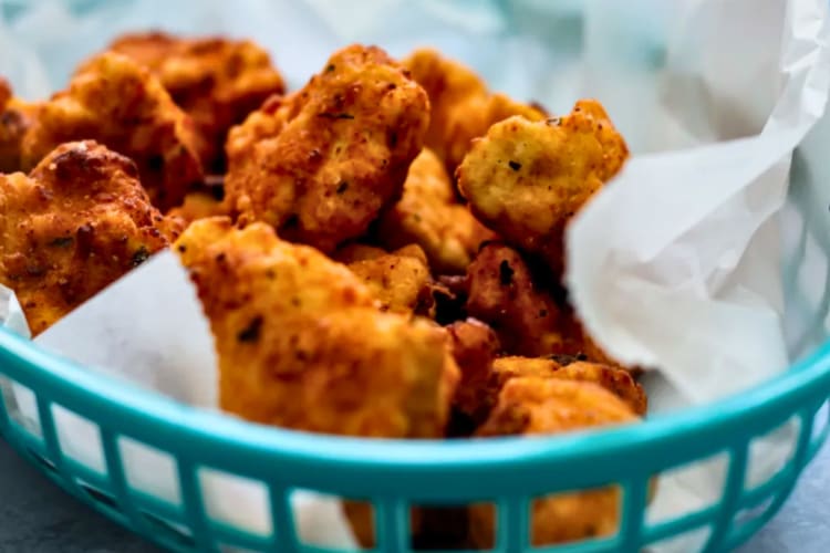 Fried tofu is a delicious vegan passover recipe.